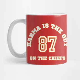 Karma Lyric for Travis Kelce Mug